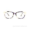 Custom Designer Transparent Acetate Frame Clear Optical Glasses For Men